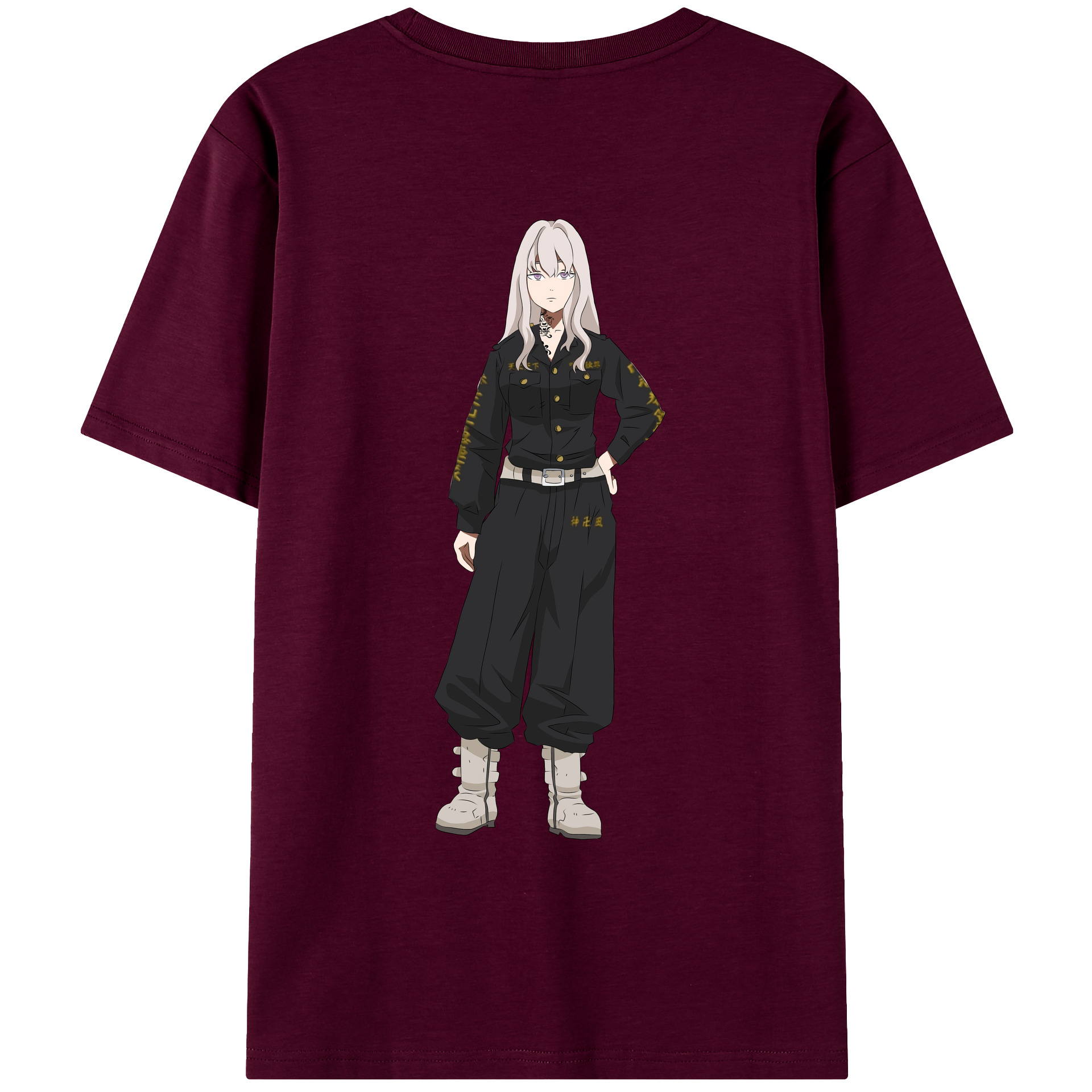 （画像用） 東京リベンジャーズ Tokyo Revengers レディース半袖Tシャツ(バックプリント)
